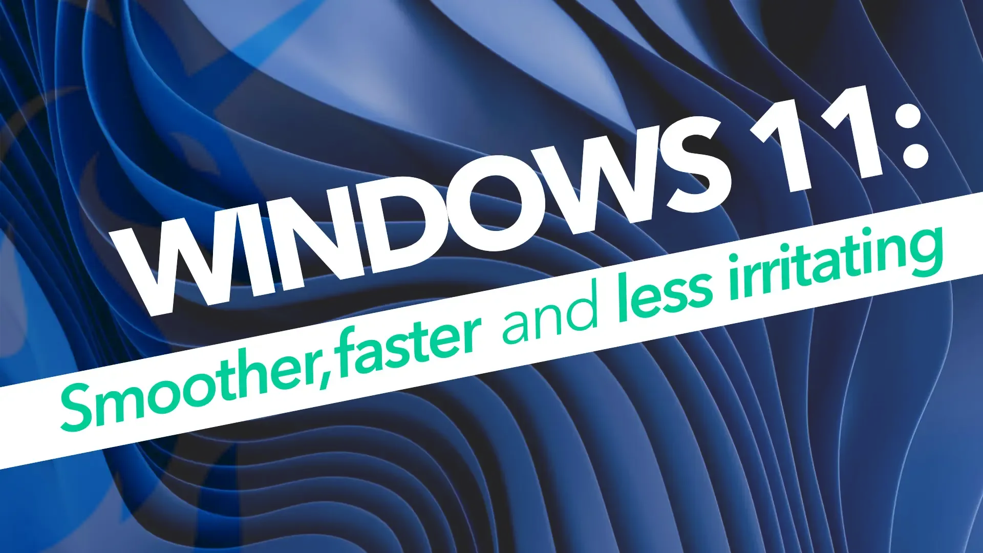 A Windows 11 update that is not about AI