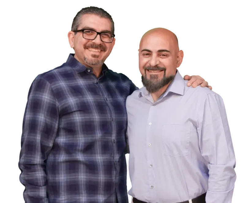 George and Arthur, Xentric Solutions founders